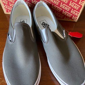 Vans Classic Slip On - Gray, size 12 Mens